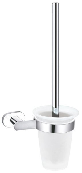 Slezák - RAV WC kefa, miska sklenená YUKON - YUA0500CB, Biela/chróm