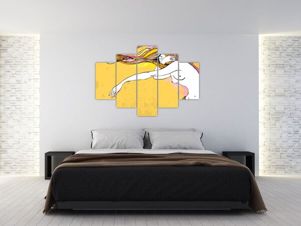 Obraz - Dievča (150x105 cm)