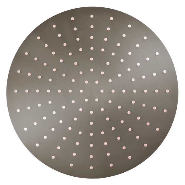 Slezák - RAV Hlavová sprcha okrúhla kovová ø 30 cm so 4-otvorovými tryskami - KS0001/4MGL, Metal Grey lesk