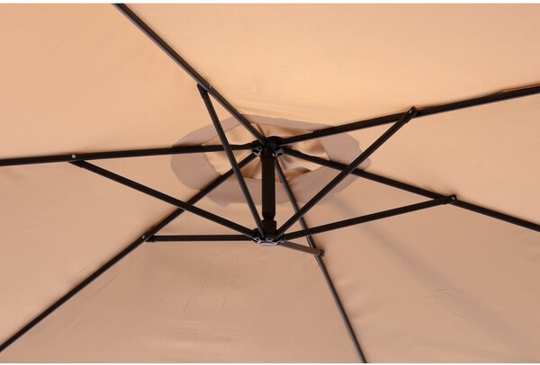 Béžový slnečník ø 300 cm Happy Sun – Essentials
