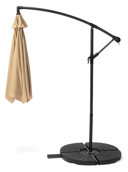 Béžový slnečník ø 300 cm Happy Sun – Essentials
