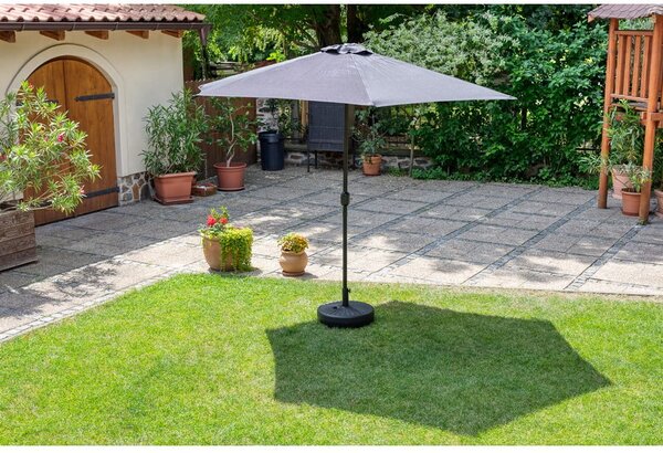 Čierny slnečník bez podstavca Essentials Sun, ø 300 cm