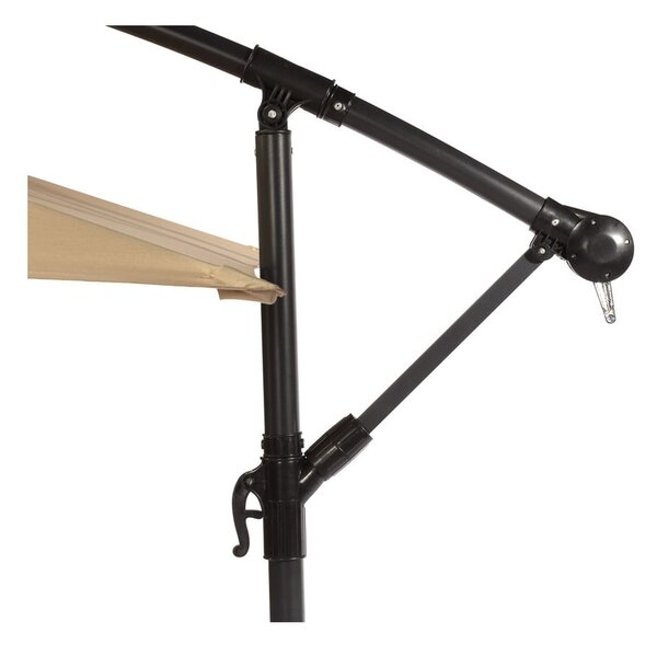 Béžový slnečník ø 300 cm Happy Sun – Essentials