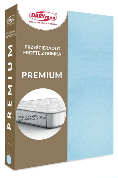 FROTÉ PRESTIERADLO PREMIUM 90X200 CM MODRÉ