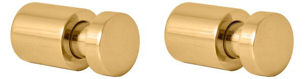 Slezák - RAV Vešiačik 30 mm - 2 ks COLORADO - COA0103/30ZK, Zlatá kartáčovaná