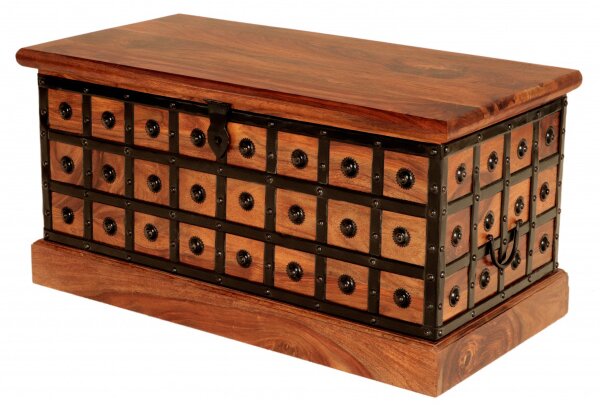 Truhlica 90x45x45 Jali z indického masívu palisander