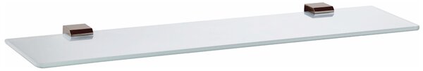 Slezák - RAV Polička sklenená 600 mm NIL - NLA0900/60MGL, Metal Grey lesk