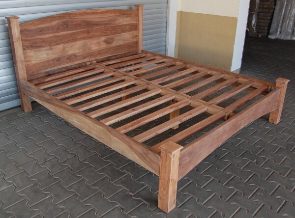 Posteľ Rami 180x200 indický masív palisander