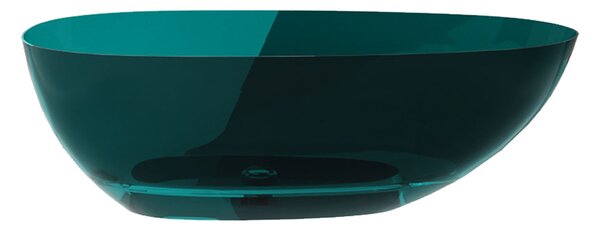 Besco Voľne stojaca vaňa zo syntetickej živice Xara 160 Ocean Breeze BESCO-Typ výpuste: Click-Clack štandard, chróm