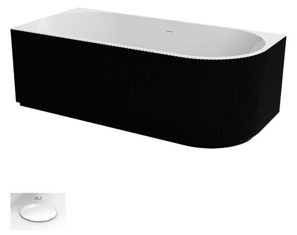 Besco Akrylátová voľne stojaca vaňa Denaya BW 150x75 (170x80) BESCO-Typ výpuste: Click-Clack so štrbinovým prepadom, chróm, BESCO-Rozmery: 150x75, BESCO-Orientácia: Ľavá