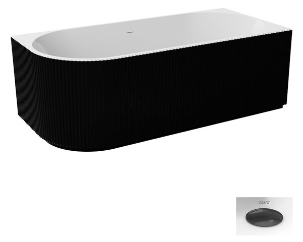 Besco Akrylátová voľne stojaca vaňa Denaya BW 150x75 (170x80) BESCO-Typ výpuste: Click-Clack so štrbinovým prepadom, chróm, BESCO-Rozmery: 150x75, BESCO-Orientácia: Ľavá