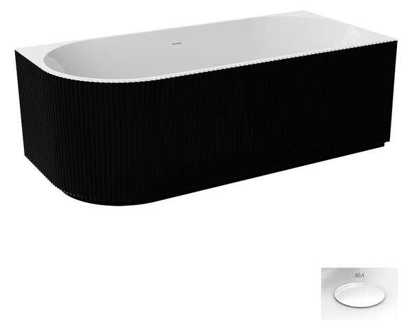 Besco Akrylátová voľne stojaca vaňa Denaya BW 150x75 (170x80) BESCO-Typ výpuste: Click-Clack so štrbinovým prepadom, chróm, BESCO-Rozmery: 150x75, BESCO-Orientácia: Ľavá