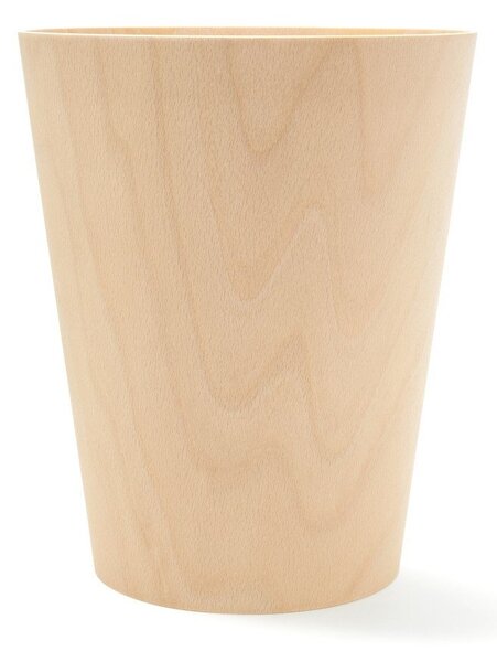 Kancelársky odpadkový kôš v prírodnej farbe 7,5 l Woodrow – Umbra