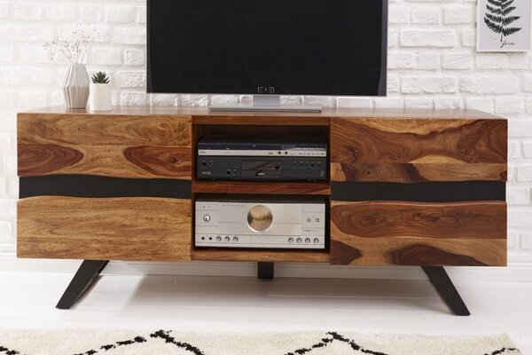Dizajnový TV stolík Argentinas 160 cm sheesham