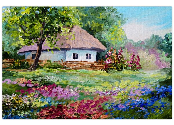 Obraz - Chalupa (90x60 cm)