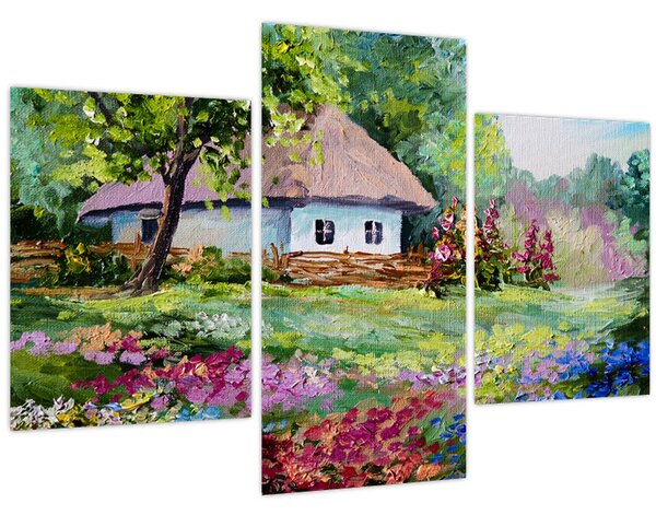 Obraz - Chalupa (90x60 cm)