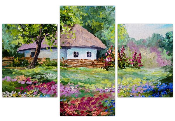 Obraz - Chalupa (90x60 cm)