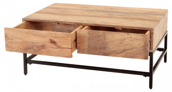 Konferenčný stolík Gita 90x40x60 indický masív mango