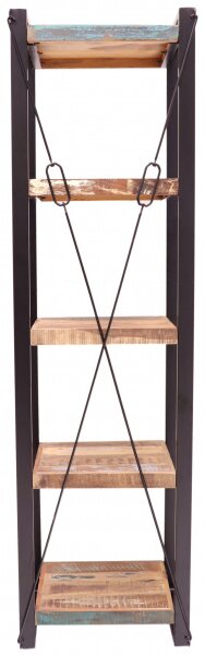 Knižnica Retro 60x200x35 recyklovaného mango
