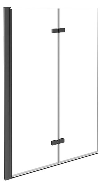 Besco Vaňová zástena LUMIX GUN METAL 100145 (100x145 cm | Transparent)