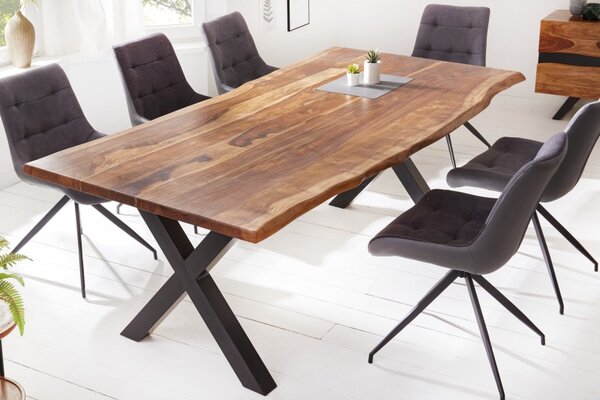 Dizajnový jedálenský stôl Argentinas X 220 cm sheesham