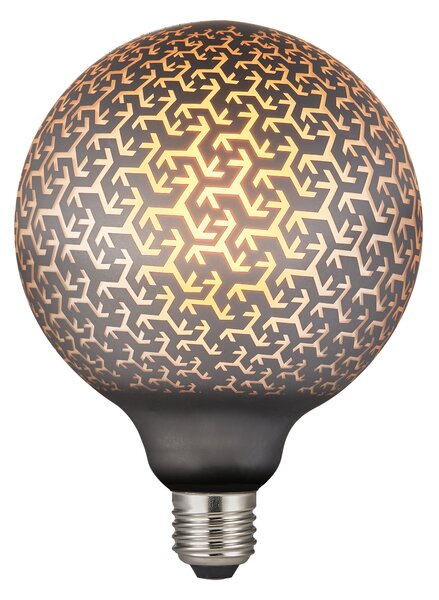 Nordlux LED žárovka Pattern 6W E27 1800K (čierna) Dekorativní žárovky sklo 2290012703