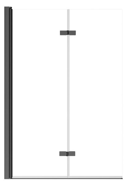 Besco Vaňová zástena LUMIX GUN METAL 100145 (100x145 cm | Transparent)