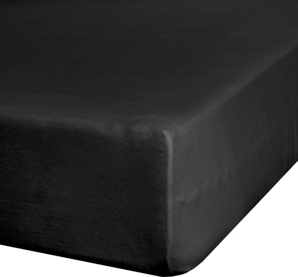 JERSEY PRESTIERADLO JERSEY3 90X200 CM ČIERNE