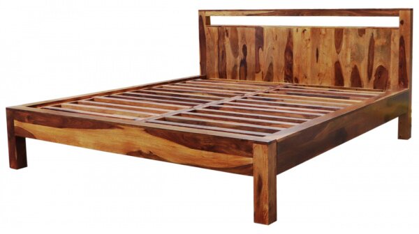 Posteľ Amba 160x200 z indického masívu palisander