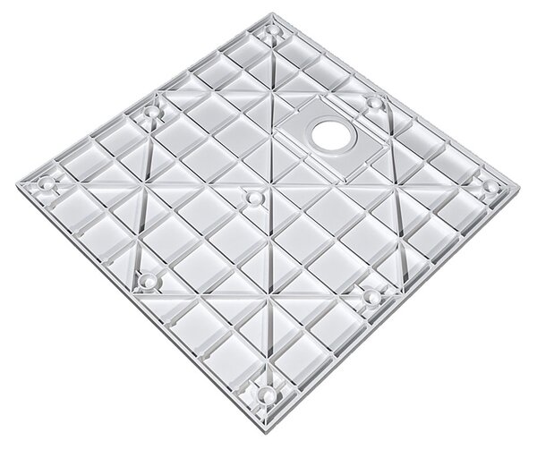 Besco Štvorcová sprchová vanička z SMC kompozitu VEXO MARBLE SQ 80x80 (90x90) BESCO-Rozmery: 80x80