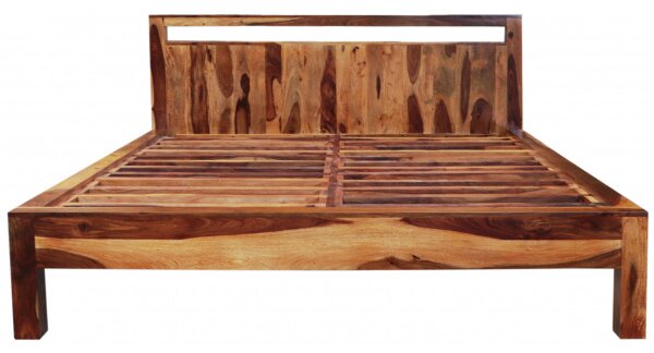Posteľ Amba 160x200 z indického masívu palisander