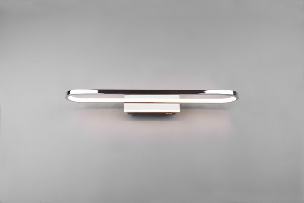 Trio 283770106 LED nástenné svietidlo Gianni 1x22W | 2700lm | 3000K | IP44 - vypínač na tele, chróm