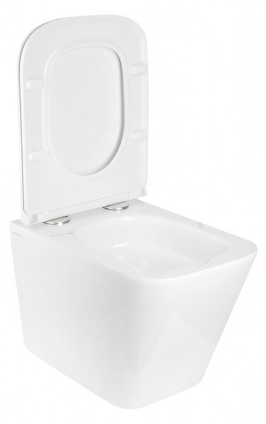 Hydroland Závesná WC misa so SoftClose sedadlom Feret, biela