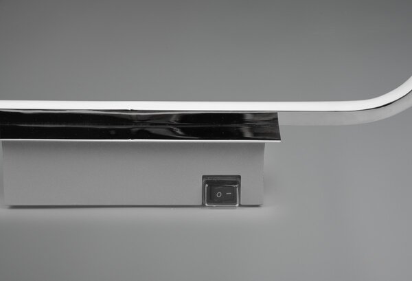 Trio 283770106 LED nástenné svietidlo Gianni 1x17W | 1700lm | 3000K | IP44 - vypínač na tele, chróm