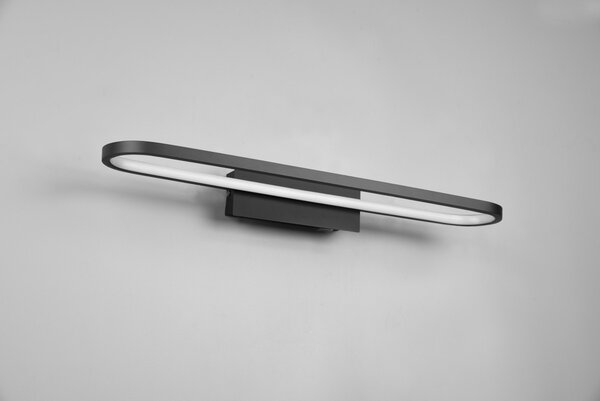 Trio 283779132 LED nástenné svietidlo Gianni 1x22W | 2700lm | 3000K | IP44 - vypínač na tele, čierna