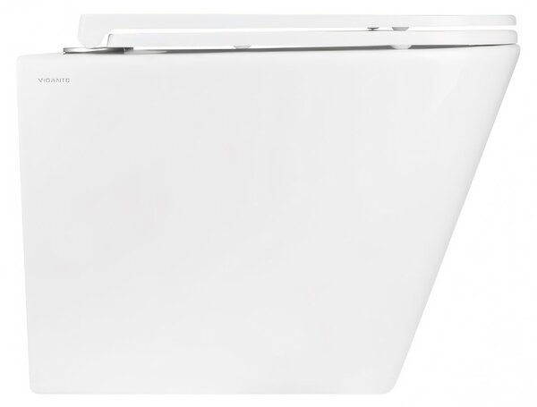 Hydroland Závesná WC misa so SoftClose sedadlom Feret, biela