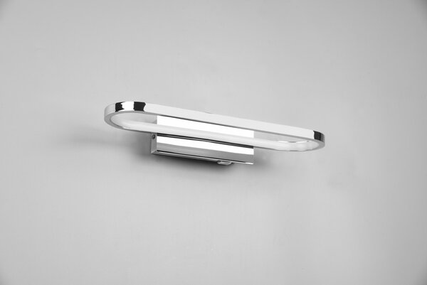 Trio 283770106 LED nástenné svietidlo Gianni 1x17W | 1700lm | 3000K | IP44 - vypínač na tele, chróm
