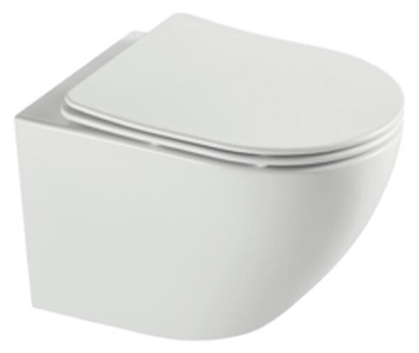 Hydroland Závesná WC misa so SoftClose sedadlom Karat, biela