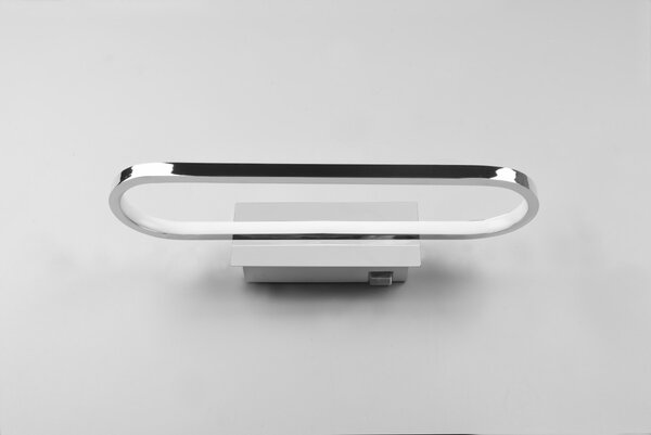 Trio 283770106 LED nástenné svietidlo Gianni 1x17W | 1700lm | 3000K | IP44 - vypínač na tele, chróm