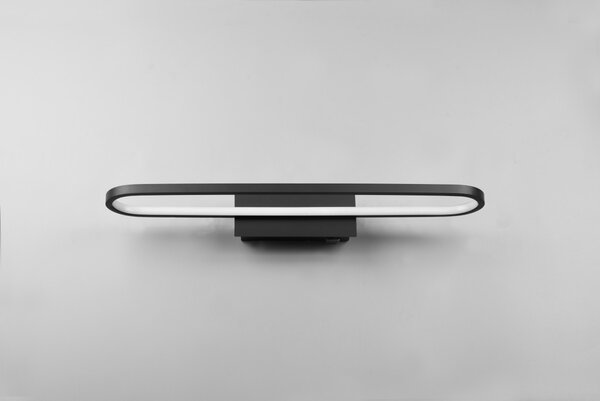 Trio 283779132 LED nástenné svietidlo Gianni 1x22W | 2700lm | 3000K | IP44 - vypínač na tele, čierna