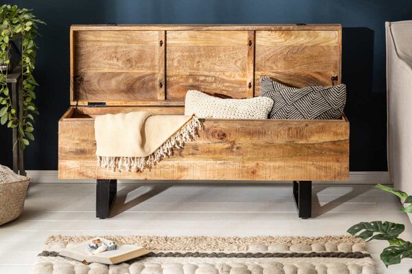 Konferenčný stolík - truhlica Unity Loft 115 cm mango