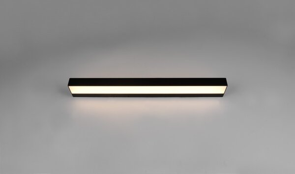 Trio 283916032 LED nástenné svietidlo Rocco 1x8W | 800lm | 3000K | IP44 - čierna