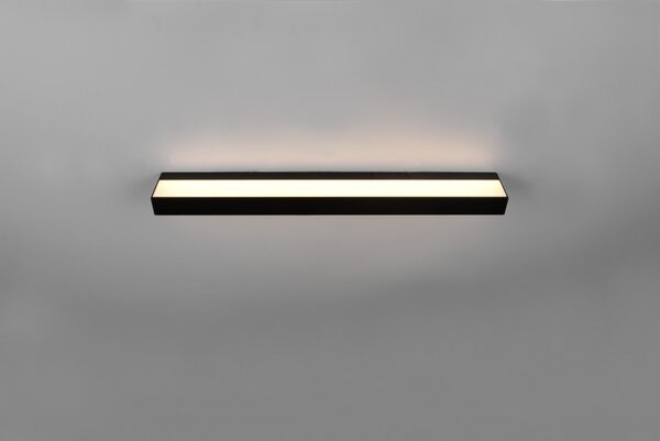 Trio 283916032 LED nástenné svietidlo Rocco 1x8W | 800lm | 3000K | IP44 - čierna