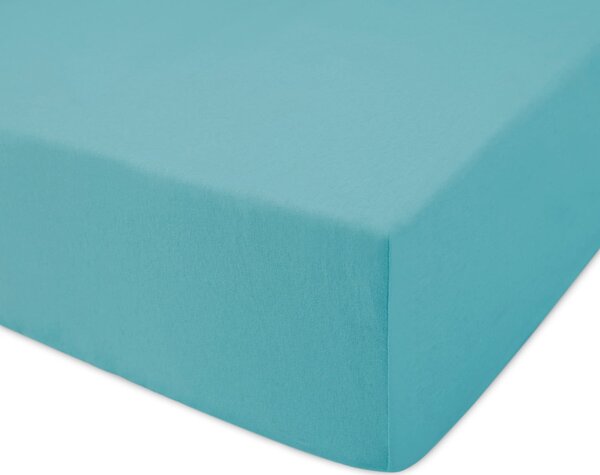 DETSKÉ JERSEY PRESTIERADLO 010 80X160 CM TYRKYSOVÉ