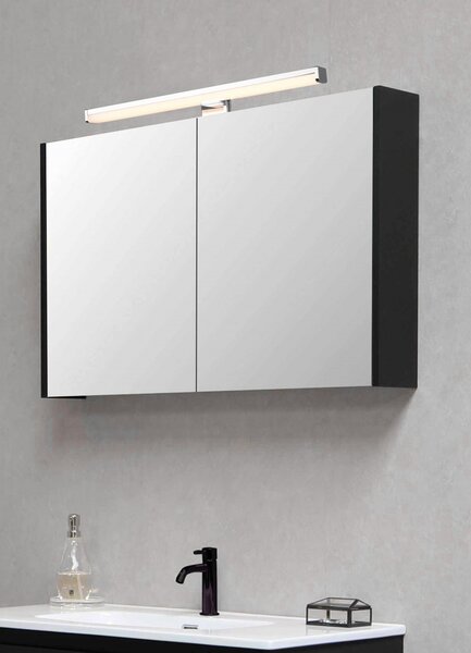 Trio 284114006 LED nástenné svietidlo nad zrkadlo Lino 1x7.5W | 800lm | 3000K | IP44 - chróm