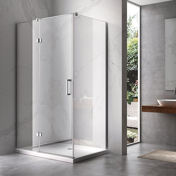 BPS-koupelny Obdĺžnikový sprchovací kút ZES KZ03D 120x100 chróm/transparent - bez vaničky