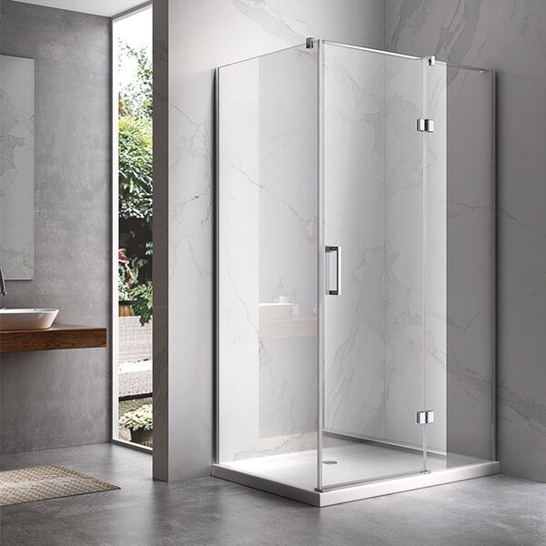 BPS-koupelny Obdĺžnikový sprchovací kút ZES KZ03D 120x100 chróm/transparent - bez vaničky