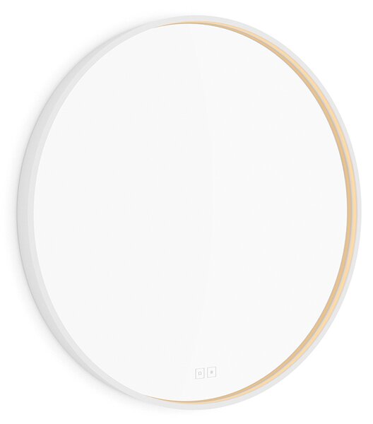 Nimco Biele LED zrkadlo pr. 700 s dvoma dotykovými senzormi - ZPB 31001RVX-05