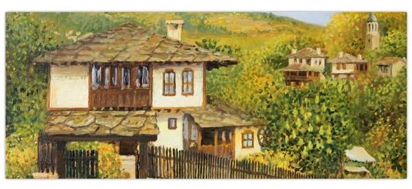 Obraz - Chalúpky v lete (120x50 cm)