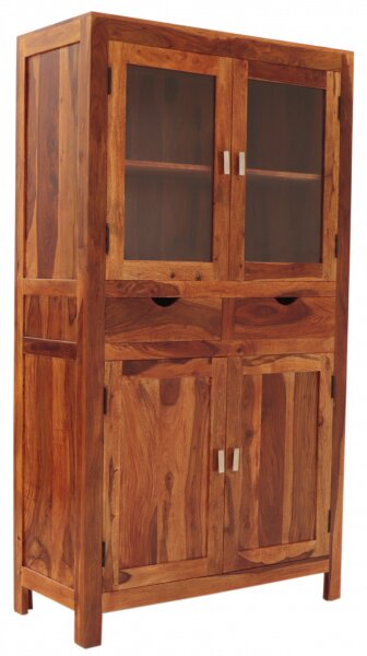 Vitrína Amba 100x180x45 z indického masívu palisander